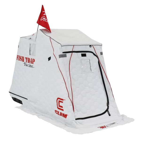 Clam Kenai Pro 40th Anniversary Edition Insulated Thermal Flip-over Ice Fishing Shelter