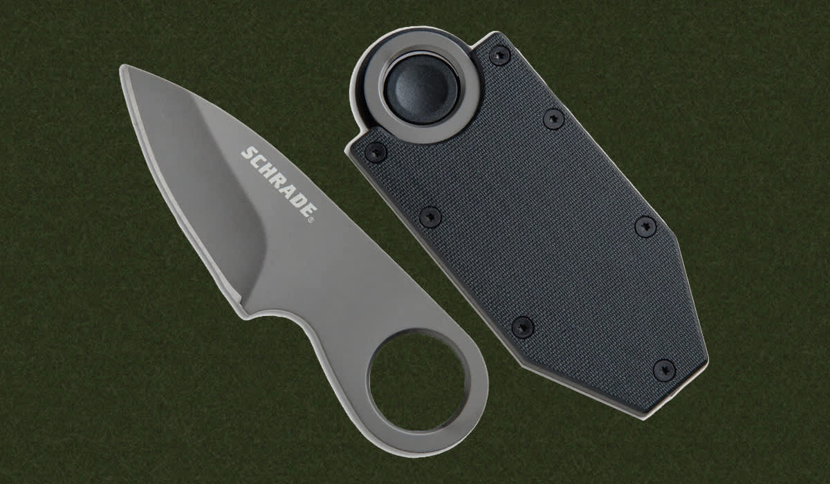 Schrade Pocket Fixed Blade w/ Money Clip
