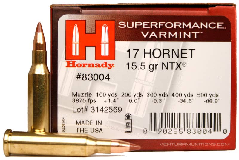 Hornady Superformance .17 Hornet 15.5-grain NTX