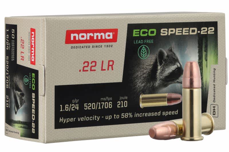 New “Hyper Velocity” 22LR – Norma Eco Power-22 and Eco Speed-22