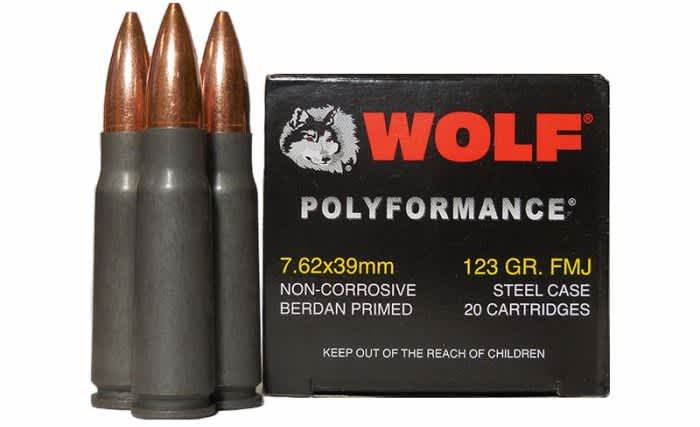Wolf WPA Polyformance 7.62x39mm HP 123-Grain