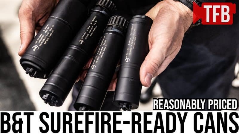 [SHOT 2023] B&T’s New Inexpensive Cans that Work With Surefire Mounts