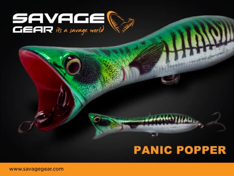Savage Gear Adds New Panic Popper to Saltwater Lineup