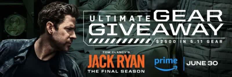 Win a Tom Clancy’s Jack Ryan Inspired Sweepstakes Package from 5.11 Tactical