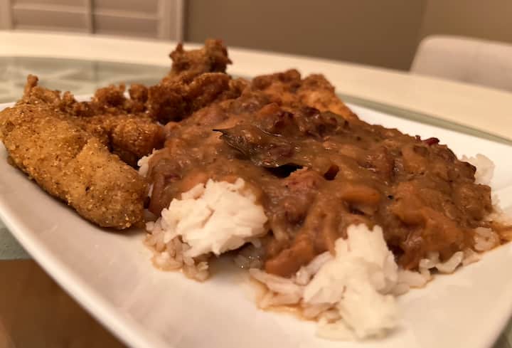 Fried Crappie and White Beans: a Midwinter Classic!