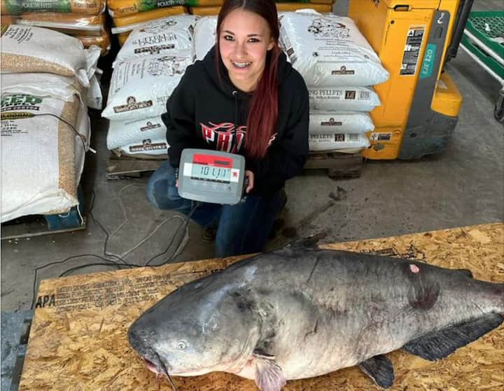 Ohio Teen Catches State Record Blue Catfish