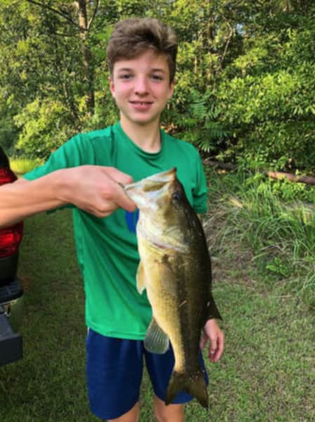 Neighborhood Pond Provides 13-year-old with Personal Best Bass