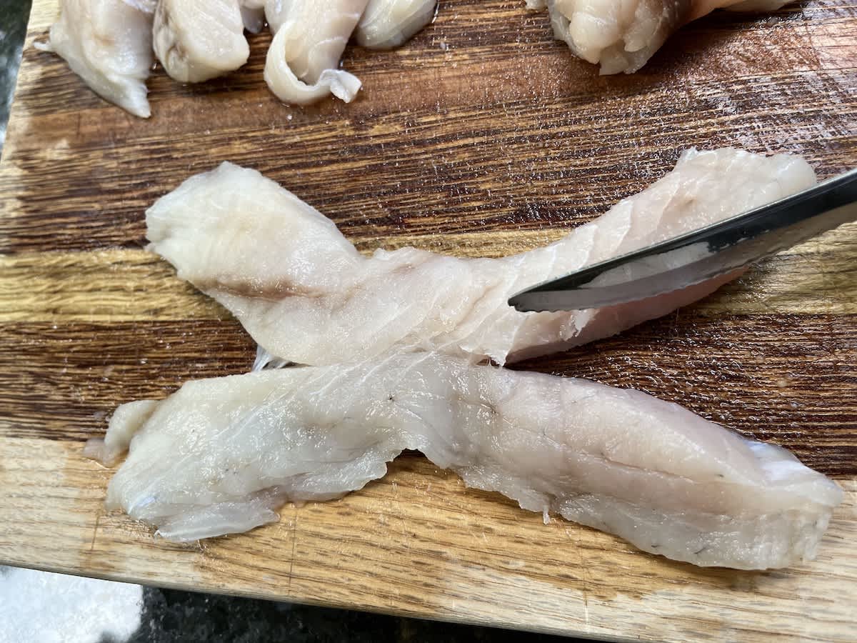 Create a Better Fish Fillet by Splitting the Ends