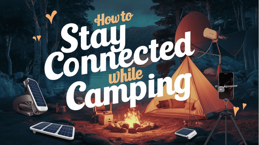 How to Stay Connected While Camping