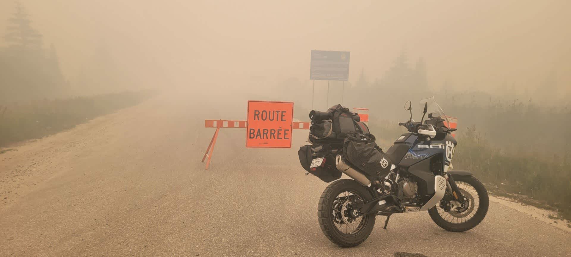Escaping The James Bay Wildfire