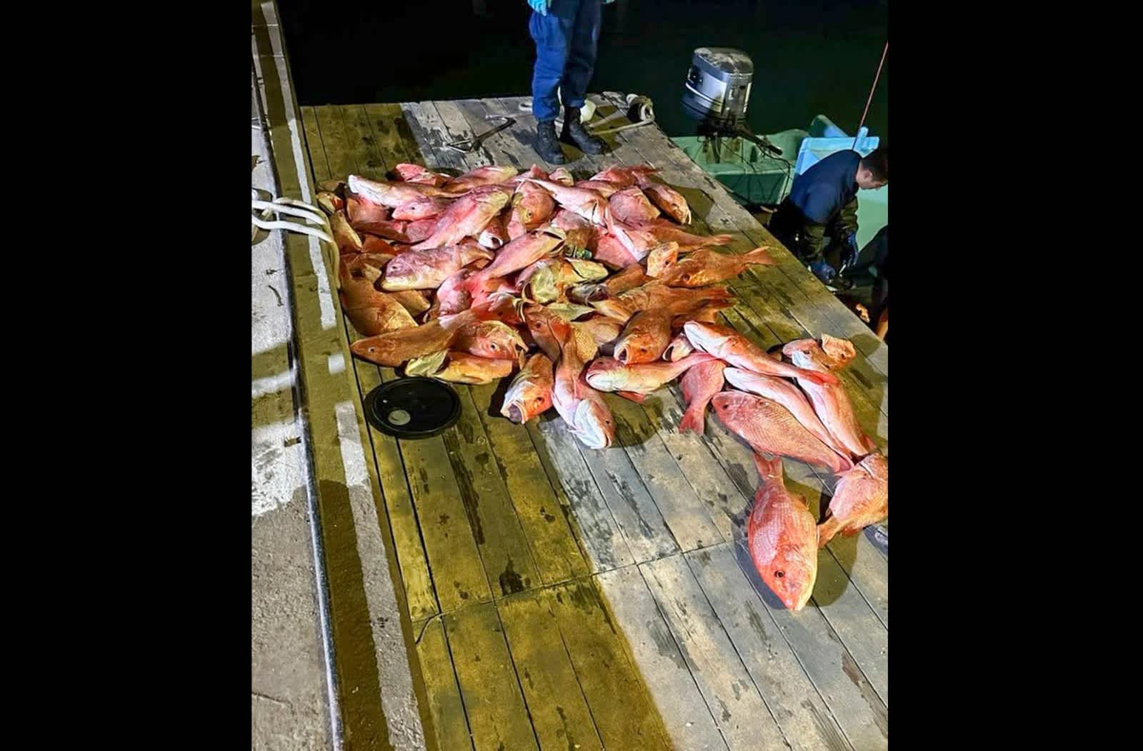 Coast Guard Seizes 1350 lbs. of Red Snapper and detains 11 Mexican fisherman