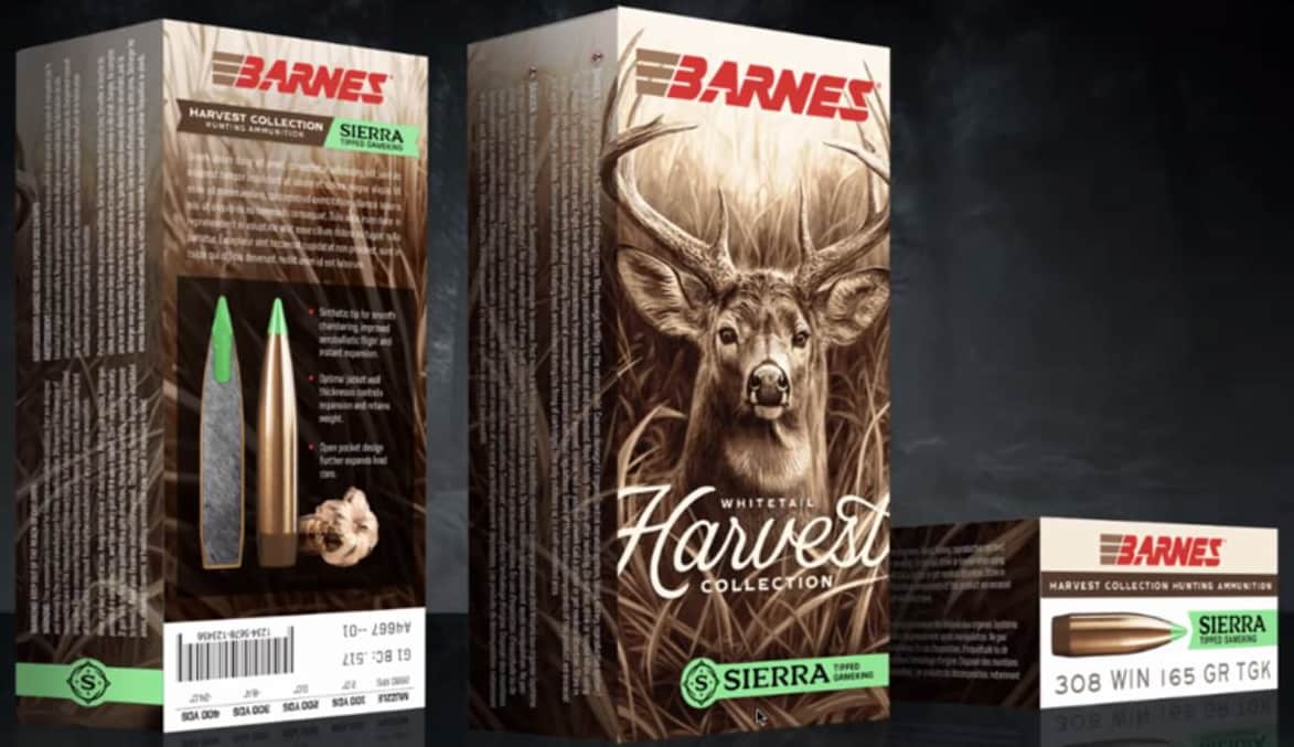 NEW Barnes Harvest Collection for Whitetail & Thin-Skinned Wild Game