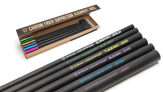 New Send-It-Sticks: Strike Carbon Fiber Suppressor Alignment Rods