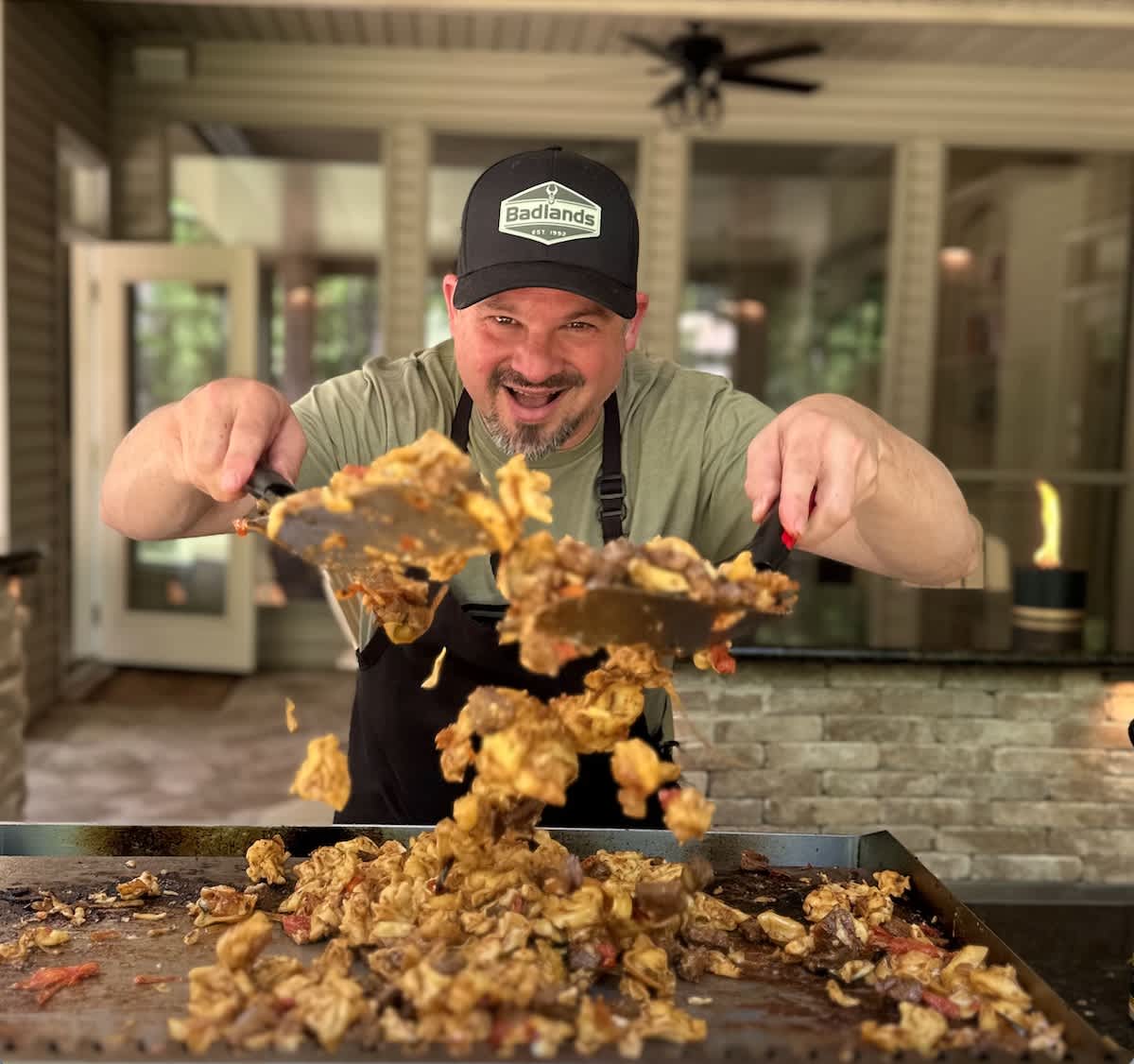 How to Make Steak Tortellini on the Griddle
