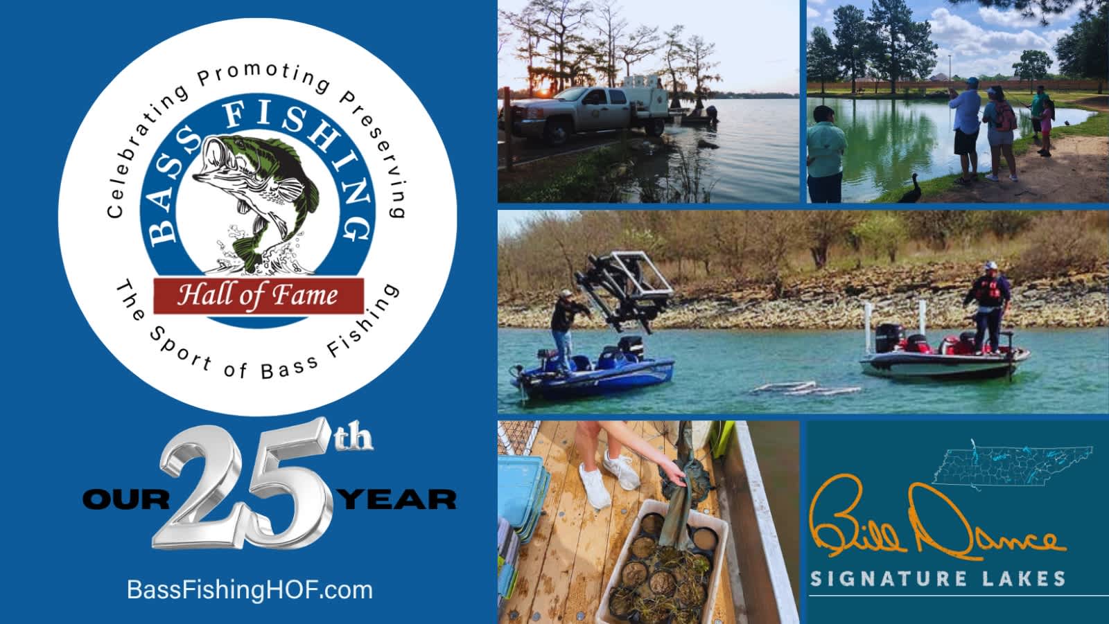 Bass Fishing HoF Supporting Eight Conservation Projects Across the US