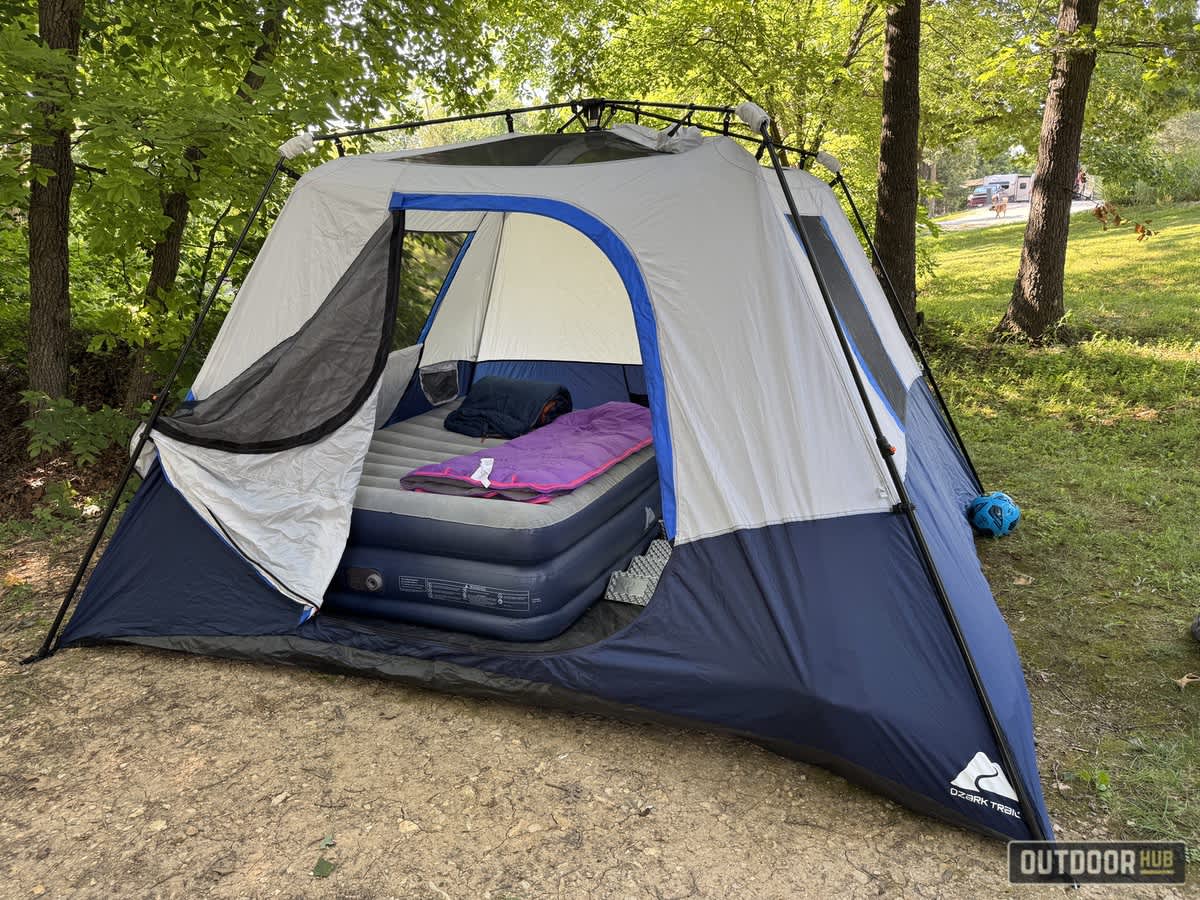 This popup tent from Walmart can hold your entire family
