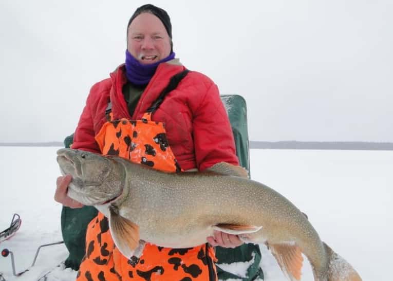 A proud Bruce Sederberg with his catch. Image courtesy Bruce Sederberg.