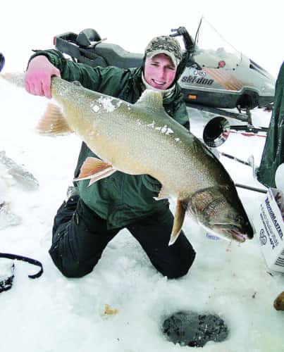 Bruce's Nephew prepares to release the fish