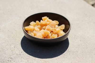 I brought along some ginger candy as part of my test to help calm my stomach.