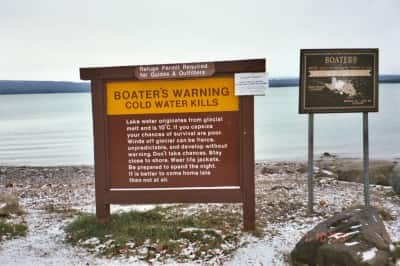 Be very careful around cold water. It can kill you very quickly.