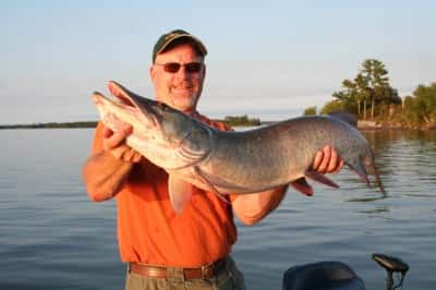 Hundreds of big muskies like this one have been caught on the Muskie Maverick, a lure designed by a 15-year-old muskie fanatic.