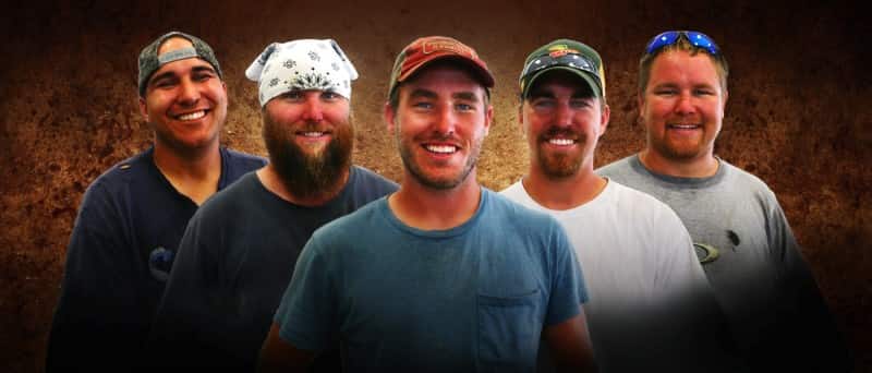 The Bartak boys from left to right: Blake, Adam, Evan, Zach, and Jeff.