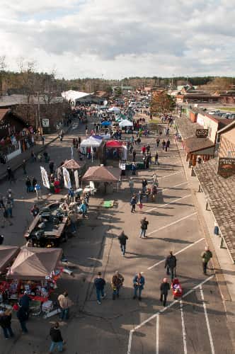 Communities around the area get in on the fun. The entire main street of Nisswa became a family fun zone for the weekend as a free picnic and other events drew large crowds.