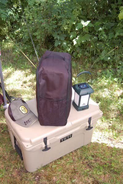 A ThermaCELL product (like the lantern seen on the right) is worth its weight in gold around a campsite, or when you’re hunting. Image by Derrek Sigler.