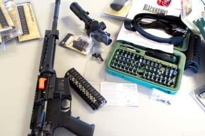 Installation of the quad rail was easy. The author didn't need any tools.