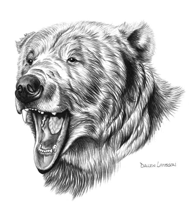 Dennis Dunn's first-ever Canadian bowhunt in 1969 nearly became a fight for survival. Illustration by Dallen Lambson.