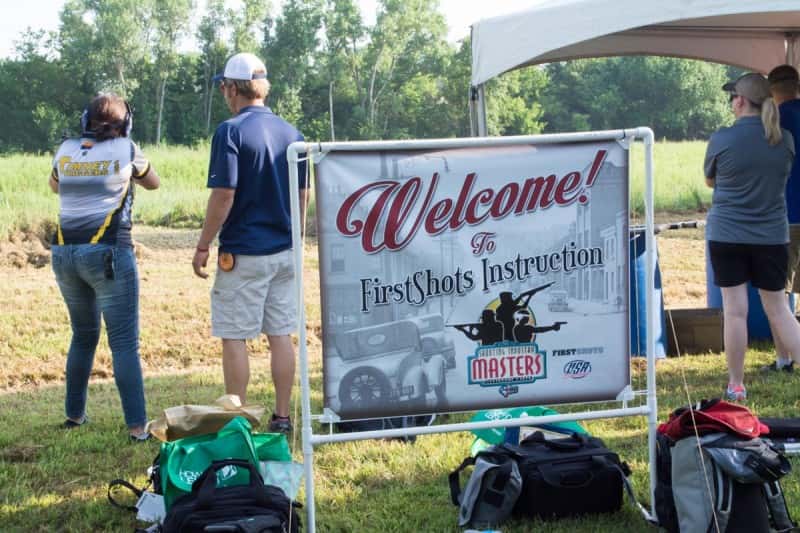 USA Shooting Team members taught a First Shots class on site.