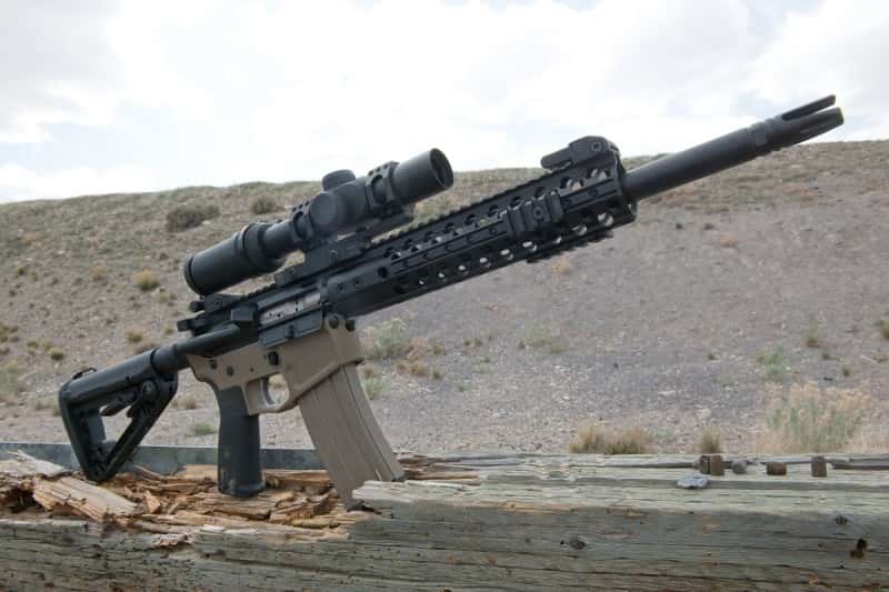 A Wilson Combat rifle in .458 SOCOM.