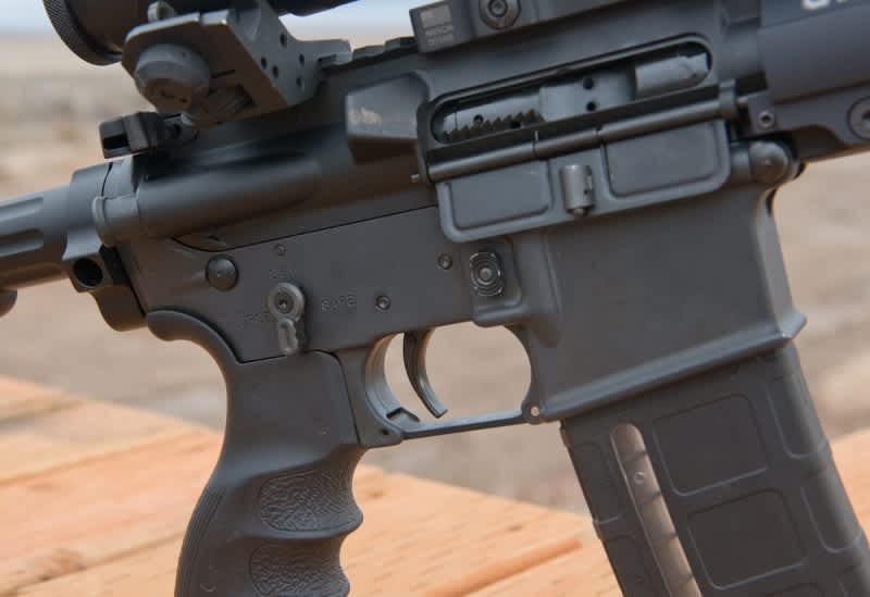The Geissele SSF in an M16 lower.