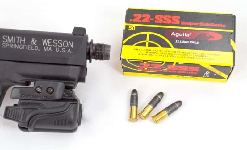 sound level for 22 subsonic rounds