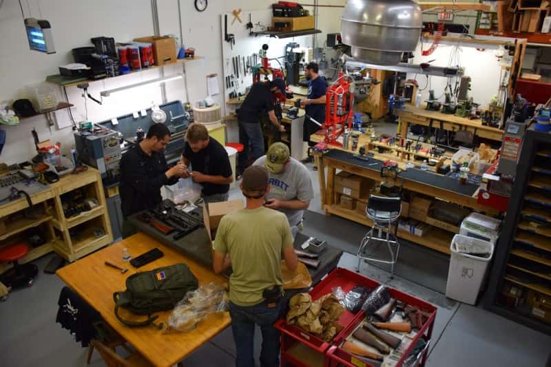 Inside the Definitive shop.