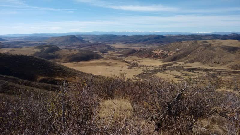 Red Mountain open space, Colorado, Cheyenne Rim trail.