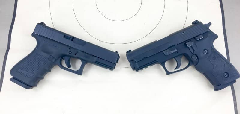 The recoil you feel is largely dependent on the weight of the gun. That's one of the reasons why rifles feel more "gentle" than a pistol when shooting similar ammo.