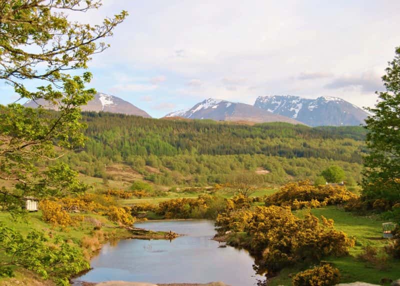 Letterfinlay is surrounded by postcard-worthy scenery.