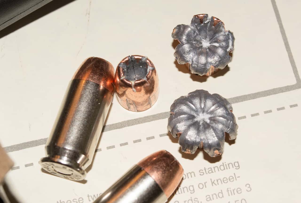 .45 ACP defensive ammo expands too...