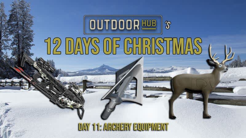 12 days of OutdoorHub on the 11th day of Christmas!  Archery equipment