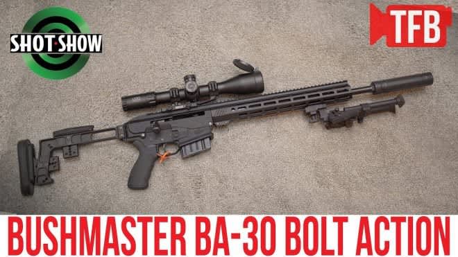 [SHOT 2022] New Bushmaster BA-30 Straight-Pull Bolt Action Rifle