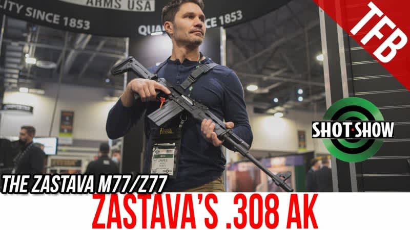 [SHOT 2022] Yes, It’s a .308 AK: Zastava M77/Z77 .308 AK-47