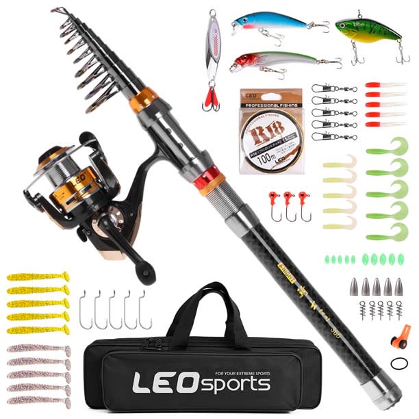 LEO Fishing Rod and Reel Combo