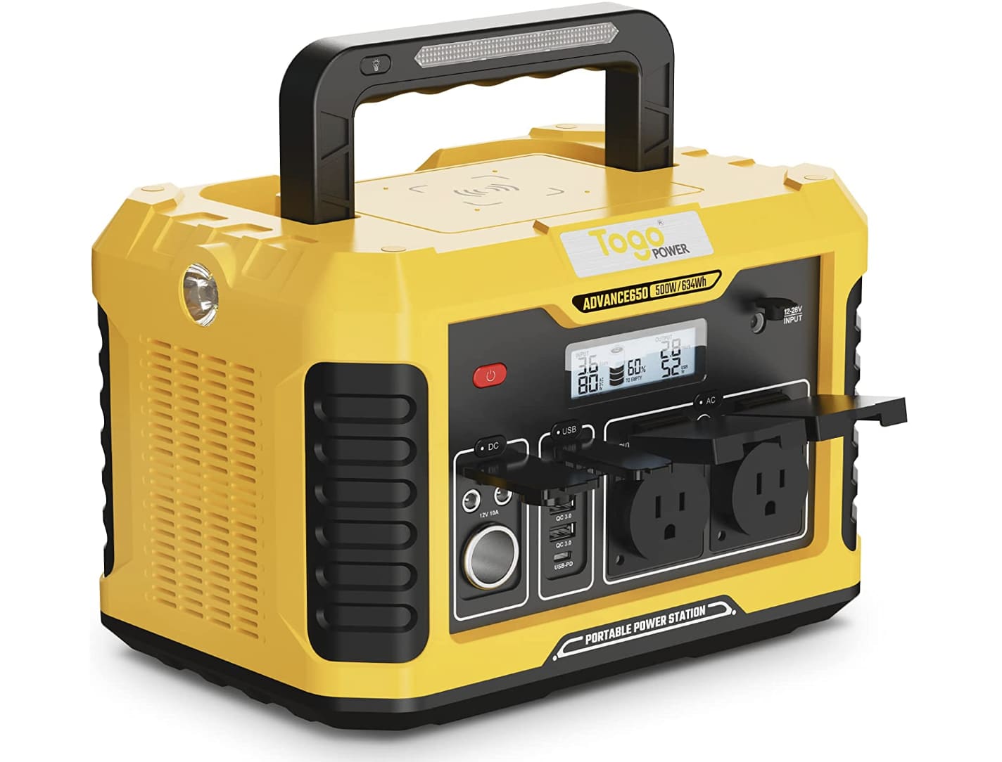 Togo POWER A650 Portable Power Station
