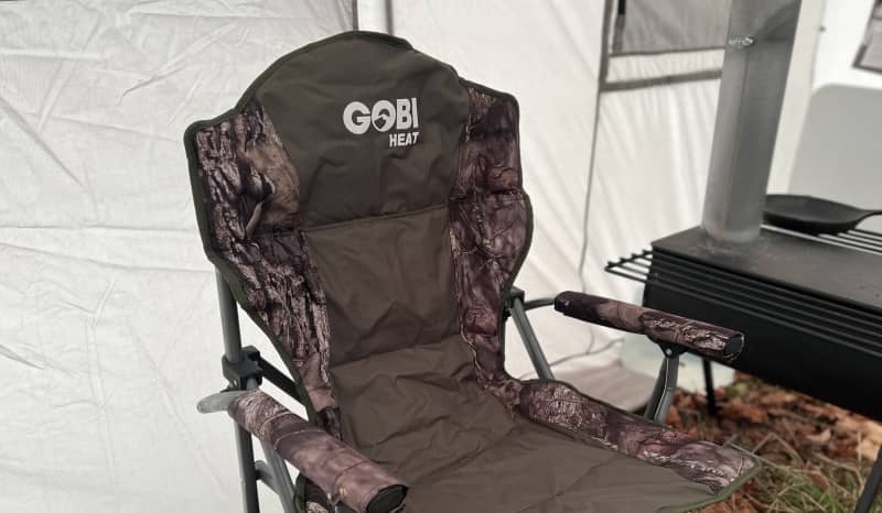 Bring the Heat with Gobi Heat’s Terrain Heated Camping Chair