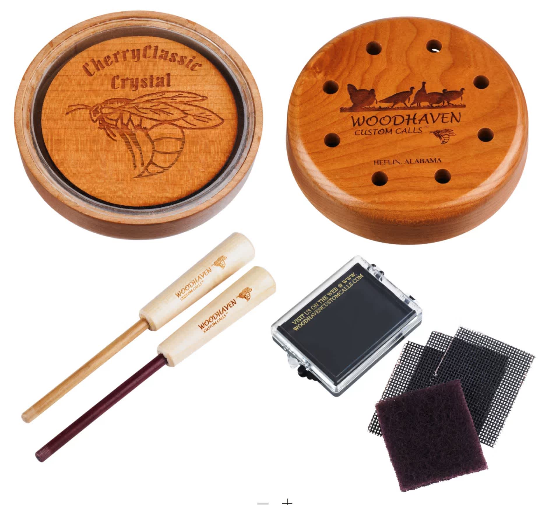 WoodHaven Custom Calls Cherry Classic Crystal Friction Turkey Call