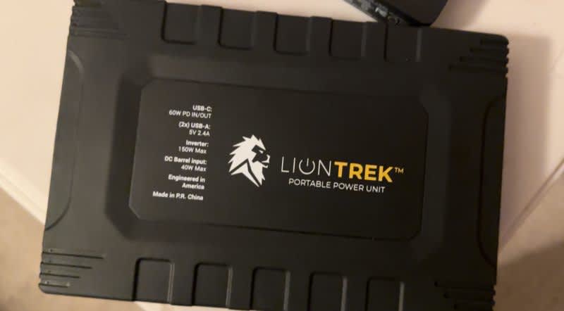 Adventure with the Lion Trek 150watt Portable Power Unit